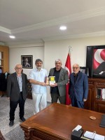 ÜNHADER Heyetinden Başkan Uslu'ya Ziyaret: Dernek Faaliyetleri ve Destek Talepleri Görüşüldü