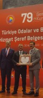 BAŞKANIMIZ MUSTAFA USLU'ya ŞEREF BELGESİ