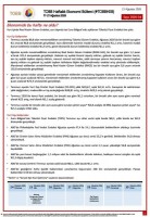 TOBB Ekonomi Bülteni Yayında