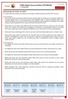 TOBB Ekonomi Bülteni Yayında