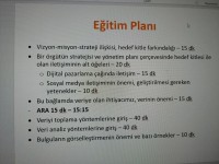 TOBB VERİ EĞİTİMİNE KATILDIK
