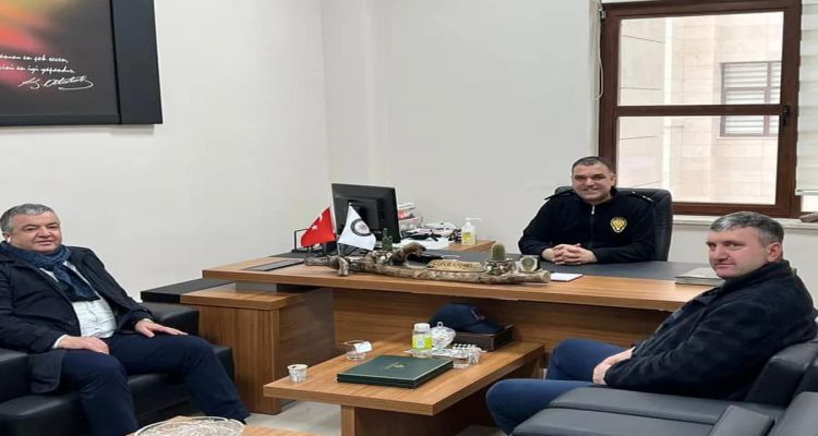 Başkanımız Mustafa Uslu Ordu il emniyet müdürlüğünü ziyaret etti