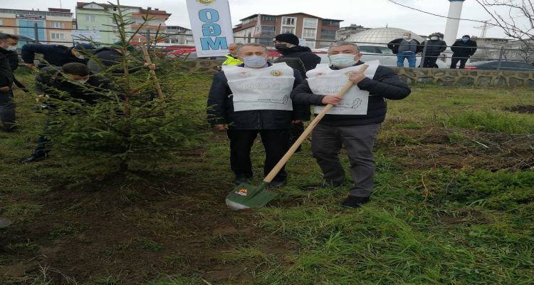 Başkanımız Mustafa Uslu Ünye orman işletme müdürlüğünce gerçekleştirilen Yanan ormanlar küllerinden doğuyor programına katıldı.