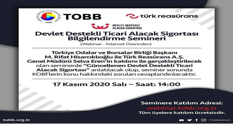 Devlet Destekli Ticari Alacak Sigortası Bilgilendirme Semineri