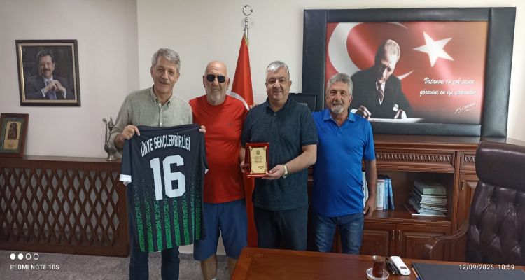 Ünye Gençlerbirliği Spor Kulübü'nden Borsamıza Teşekkür Ziyareti