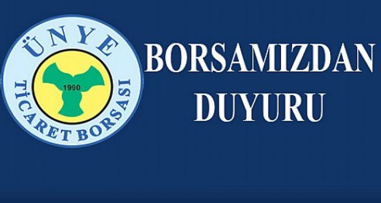 ÜNYE TİCARET BORASASI STRATEJİK PLAN 2020-2024 SİTEMİZE EKLENMİŞTİR