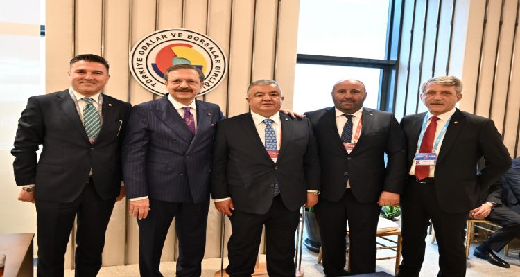 Ünye Ticaret Borsası Heyeti’nden TOBB Başkanı Hisarcıklıoğlu’na Ziyaret